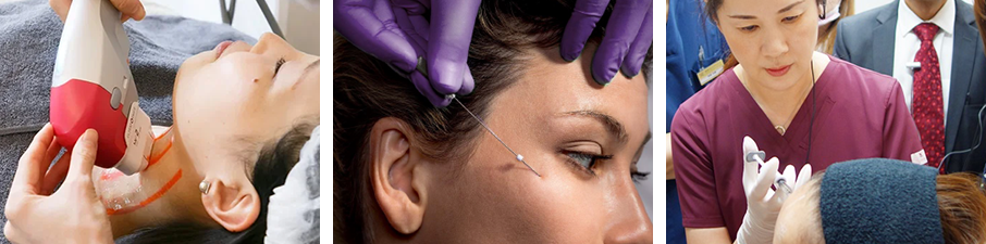 医療ハイフフェイスラインリフト3D(頬＋顎下＋首)＋糸リフト4本＋高持続型純正ヒアルロン酸注入