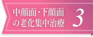 中顔面・下顔面の老化集中治療3