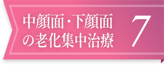中顔面・下顔面の老化集中治療7