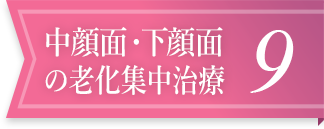 中顔面・下顔面の老化集中治療9