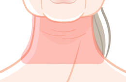 ＜首のたるみ／首のシワ＞