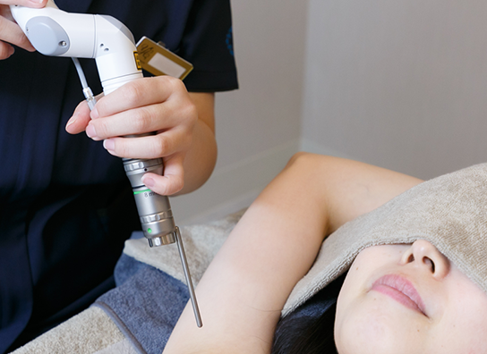 ひざの黒ずみ、ひじの黒ずみ、お尻の黒ずみ治療